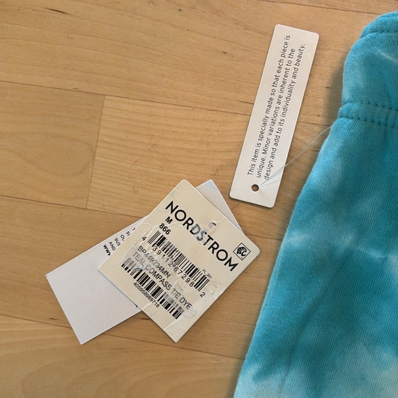 NWT BP Tie Dye Fleece Joggers, teal, size medium - Picture 3 of 5